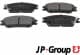3563601310 JP Group Гальмівні колодки