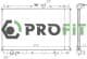 17400282 Profit Радиатор охлаждения двигателя