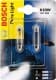 Автолампа Bosch Pure Light C10W SV8,5-8 10 W прозрачная 1987301014