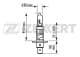 Автолампа Zekkert H1 P14,5s 55 W прозрачная LP1001