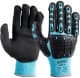 Рукавички робочі Hazet трикотажні з нітриловим покриттям блакитні
