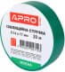 Ізоляційна стрічка Apro ET20G зелена ПВХ 17 мм x 20 м