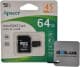 Карта пам’яті Apacer microSDXC 64 ГБ з SD-адаптером