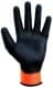 Рукавички робочі Sigma трикотажні з поліуретановим покриттям помаранчеві