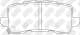 PN0648 NiBK Тормозные колодки