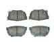 PP-595AF Japanparts Гальмівні колодки