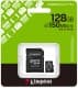 Карта памяти Kingston Canvas Select Plus MicroSD 128 ГБ с SD-адаптером