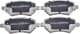 PA-022AF Japanparts Тормозные колодки