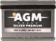 Акумулятор AGM 6 CT-60-R Silver Premium AKBLU1051
