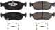 180955 Febi Гальмівні колодки