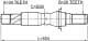 1012-V250MTRH Febest Полуось для Chevrolet Epica