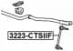3223-CTSIIF Febest Стійка стабілізатора для Cadillac CTS