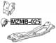 MZMB-025 Febest Подушка двигателя для Mazda 323