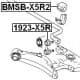 BMSB-X5R2 Febest Втулка стабілізатора для BMW X5