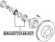 DAC43774145-KIT Febest Подшипник ступицы колеса