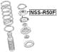 NSS-R50F Febest Опора амортизатора