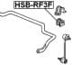 HSB-RF3F Febest Втулка стабилизатора для Honda StepWGN