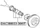 DAC388033-36KIT Febest Підшипник ступиці колеса