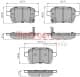 1170836 Metzger Гальмівні колодки для Fiat 500