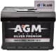 Акумулятор AGM 6 CT-60-L Silver Premium AKBLU1052