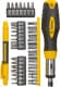 Набір бит та торцевих головок з тримачем та тріскачкою Topex 39D522 22 шт.