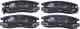 2566.22 Roadhouse Тормозные колодки