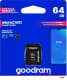 Карта памяти Goodram microSDHC 64 ГБ с SD-адаптером
