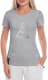 Футболка жіноча Globuspioner класична Scania сіра принт спереду
