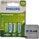 Акумуляторна батарейка Philips Rechargeable R6B4B260/10 2600 mAh 4 шт