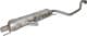17536 Polmostrow Средний глушитель выхлопных газов для Opel Zafira