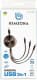 Кабель 3 в 1 Remzona USB - Apple Lightning - type-C - Micro USB CUCLM1-02BK 6902856190222 1,1 м