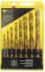 Набір свердл Starline спіральних по металу GVHSS8TIN 3-10 мм 8 шт.