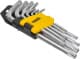 Набор ключей TORX MasterTool 750960 T10-T50 9 шт