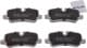 pa0576af Japanparts Тормозные колодки