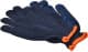 Перчатки рабочие Дорожная Карта трикотажные с покрытием ПВХ черные