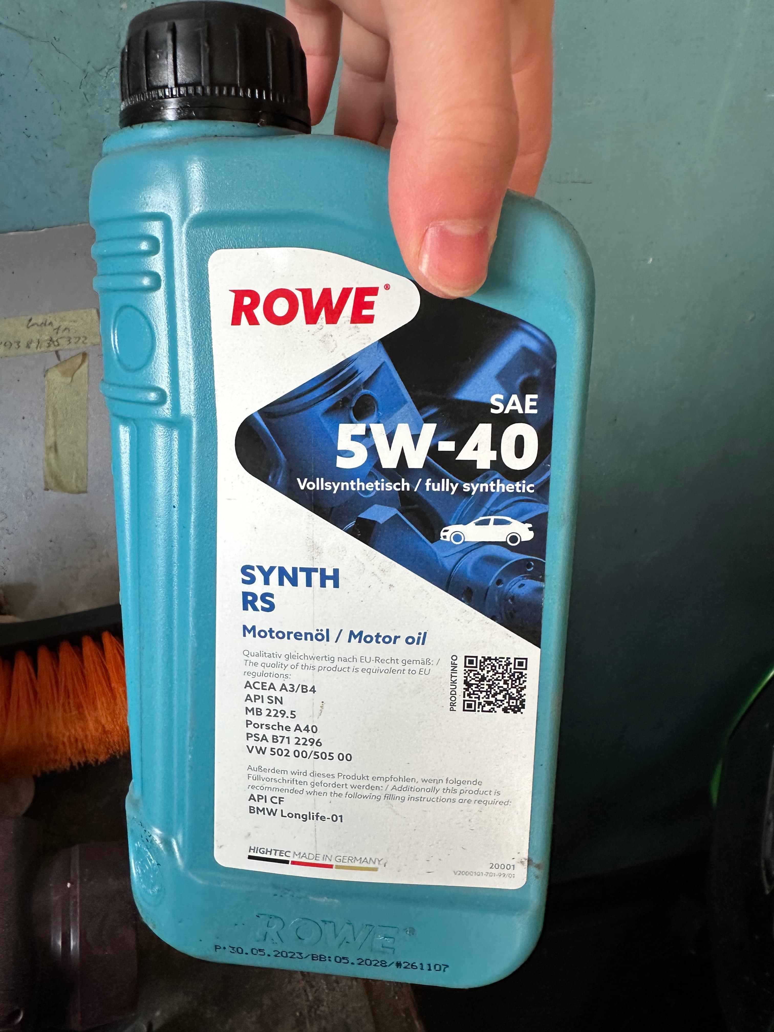 Rowe Synth RS 5W-40 моторное масло