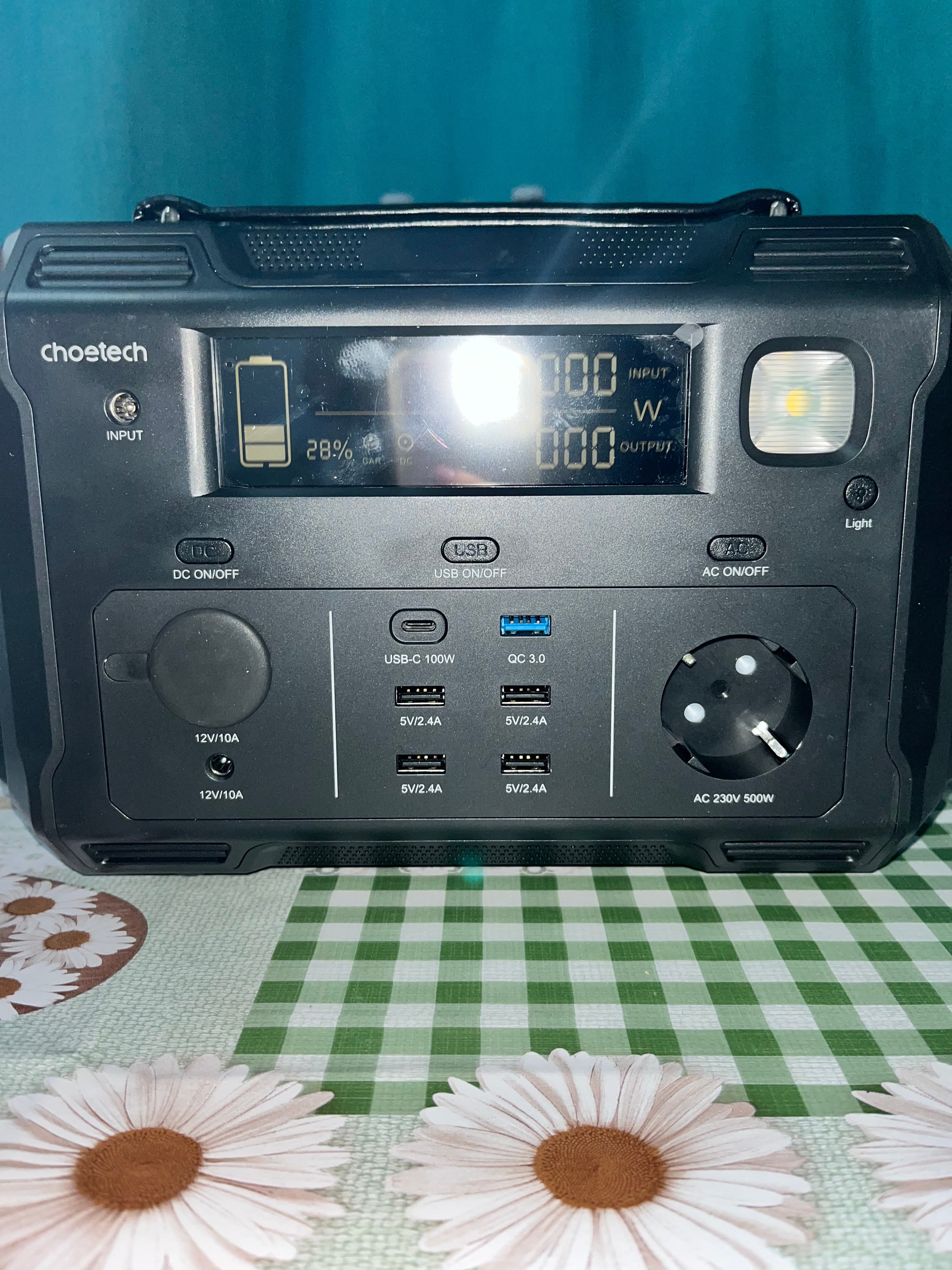 Зарядна станція Choetech BS004 500 W 484Wh / 134400mAh