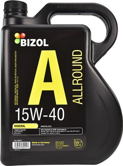 Bizol Allround 15W-40 (5 л) моторна олива
