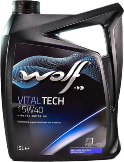 Wolf Vitaltech 15W-40 (5 л) моторное масло