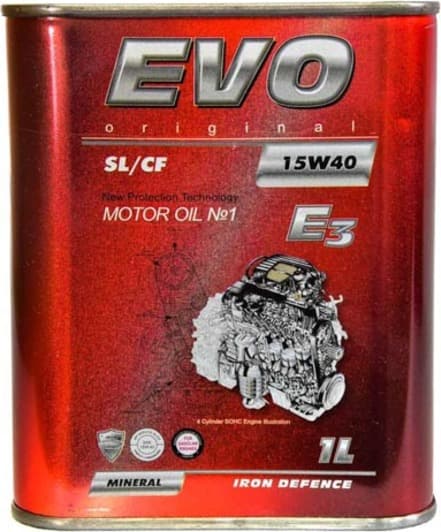 EVO E3 15W-40 (1 л) моторное масло