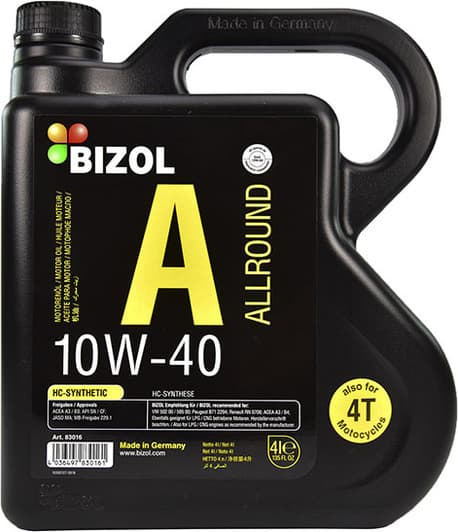 Bizol Allround 10W-40 (4 л) моторна олива