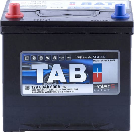 Аккумулятор TAB 6 CT-60-L Polar S JIS 246960