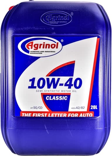 Agrinol Classic 10W-40 (20 л) моторна олива