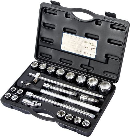 Набір торцевих головок та компонентів Alloid НГ-6023М 3/4" (23 пр.)