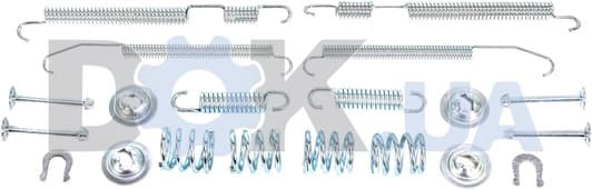 D3978A Autofren Seinsa Монтажный комплект барабанных тормозных колодок