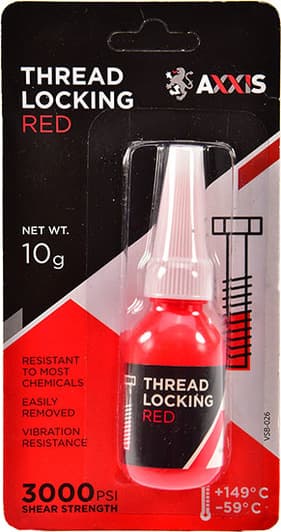 Фиксатор резьбы Axxis Thread Locking красный