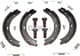 0 986 487 584 Bosch Колодки ручника для Mercedes E-Class