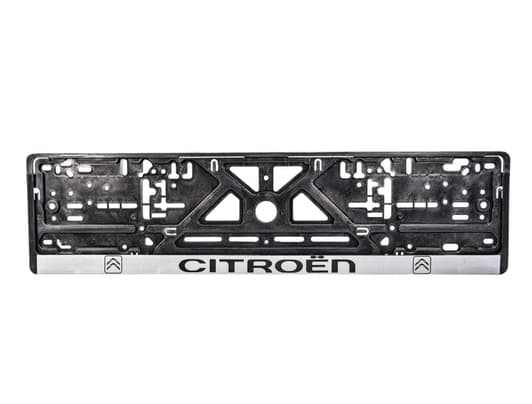 Рамка номерного знака Carlife NH26 цвет черный на Citroen