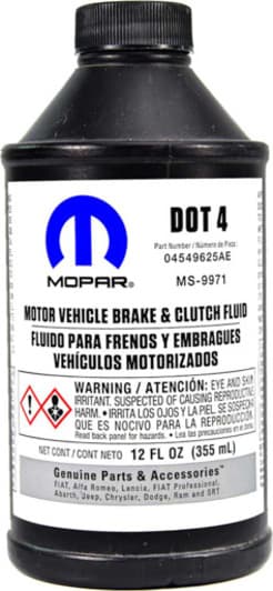 Тормозная жидкость Mopar DOT 4 пластик