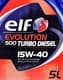 Elf Evolution 500 Turbo Diesel 15W-40 моторное масло